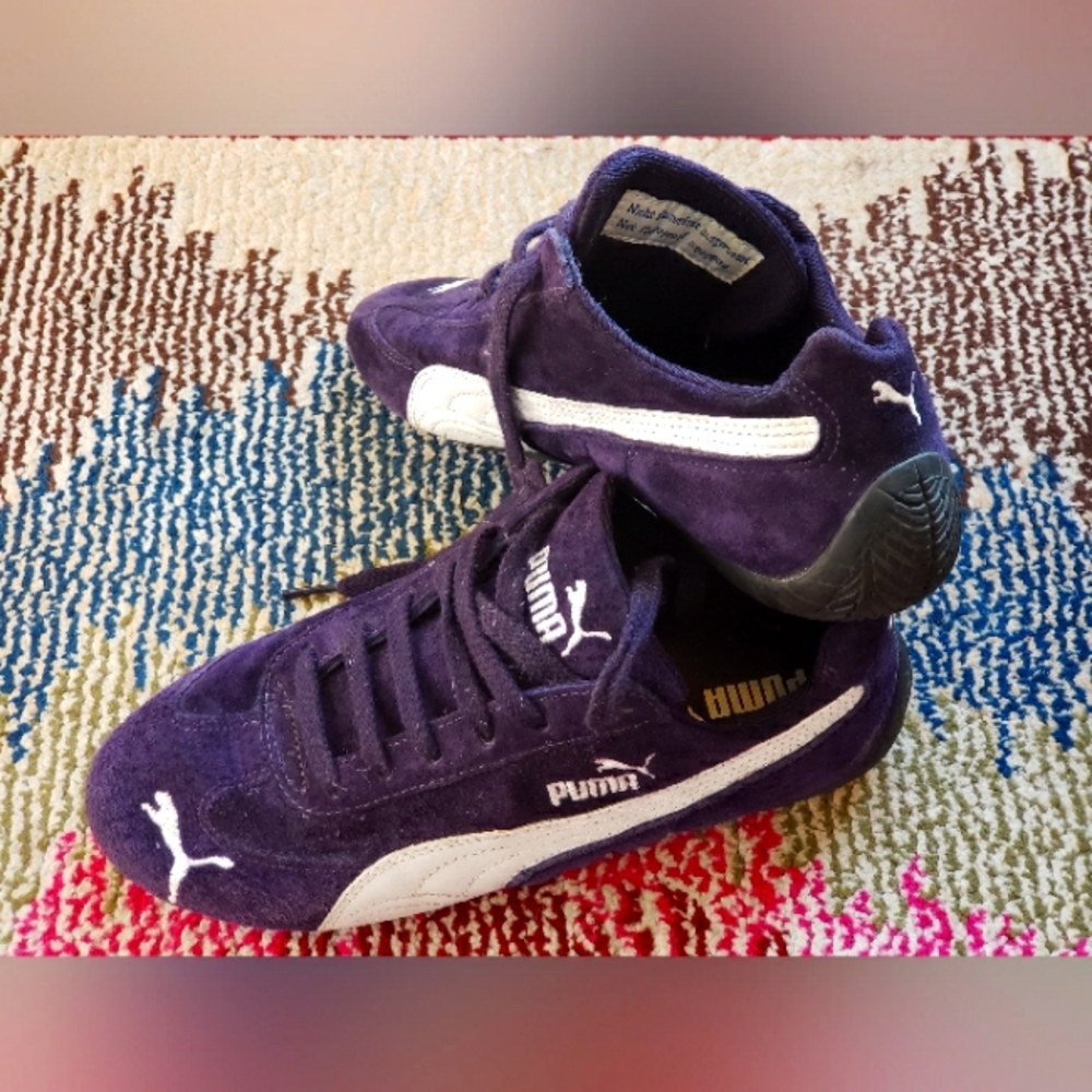 Purple Puma Soccer Shoes